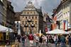 Marktstrasse Konstanz-Altstadt Besucher Einkaufsmaile Spaziergnger Bars schlendernde Urlauber