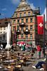 Konstanz Markttreff Fussgngerzone Besucher schner Altstadt Architektur