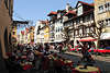 Altstadt Lindau Fachwerkhuser Maximilianstrae Cafs Gste Restaurants Menschen Strassenbild