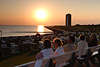 701195_Bsumer Strand Panoramafoto, Meer Sonnenuntergang, Romantik Nordseekste Urlaubsidylle Bild