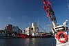 Schiff Fehmarnbelt in Heiligenhafen Port Wasserlandschaft Kutterflaggen