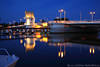 Schlei-Brcke Nachtfoto Laternen Huschen Lichter Blauwasser Romantik Kappeln Bild