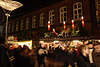 Weihnachtsmarkt Lbeck Altstadt Advent am Rathausplatz Nikolaus-Schlitten
